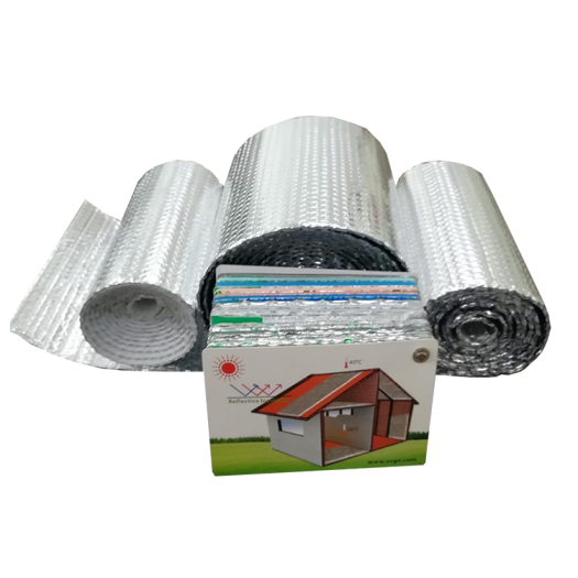 Fireproof Insulation Rolls Aluminum Foil Air Bubble For Metal Building Materials